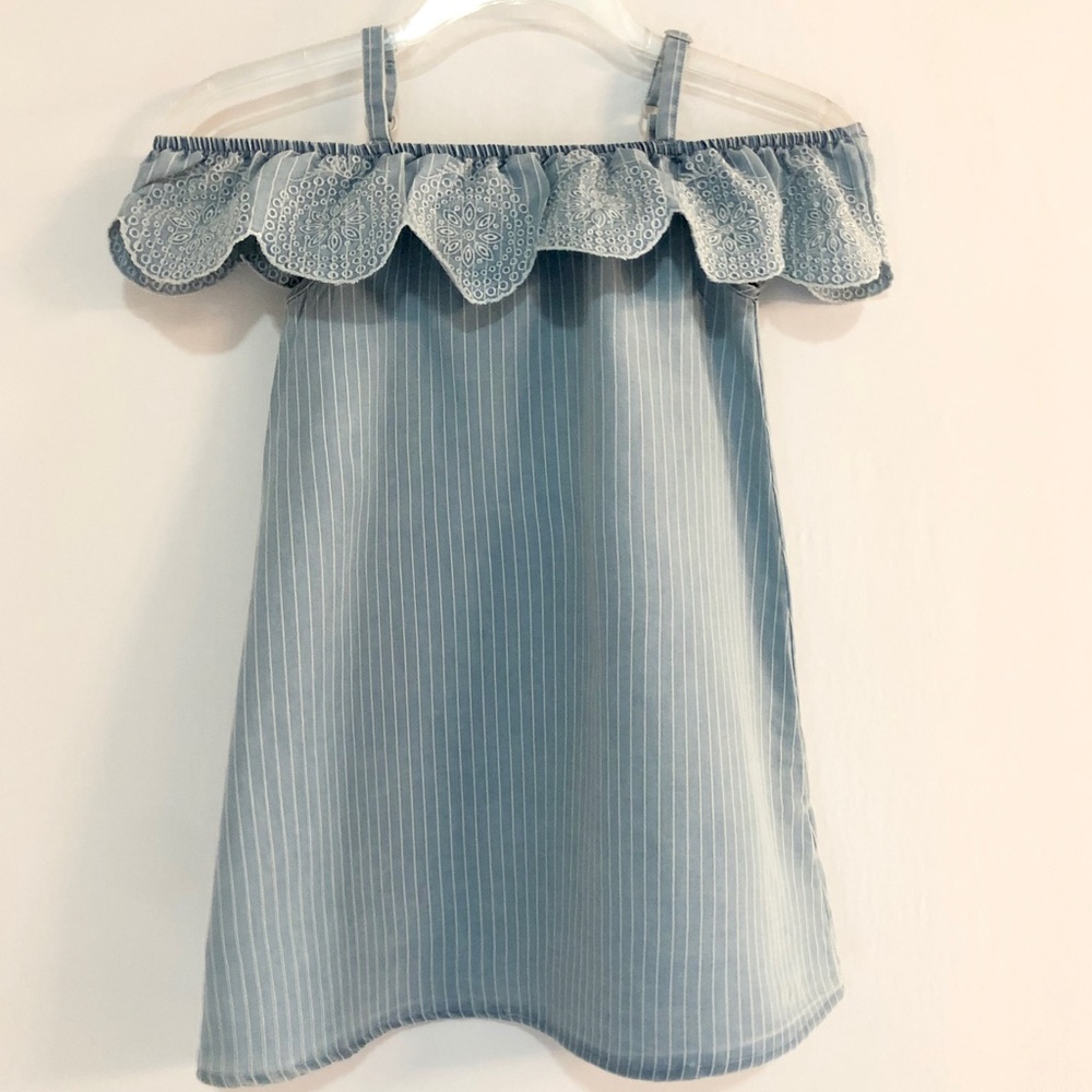 BCBGirls Bronwyn Chambray Shift Dress